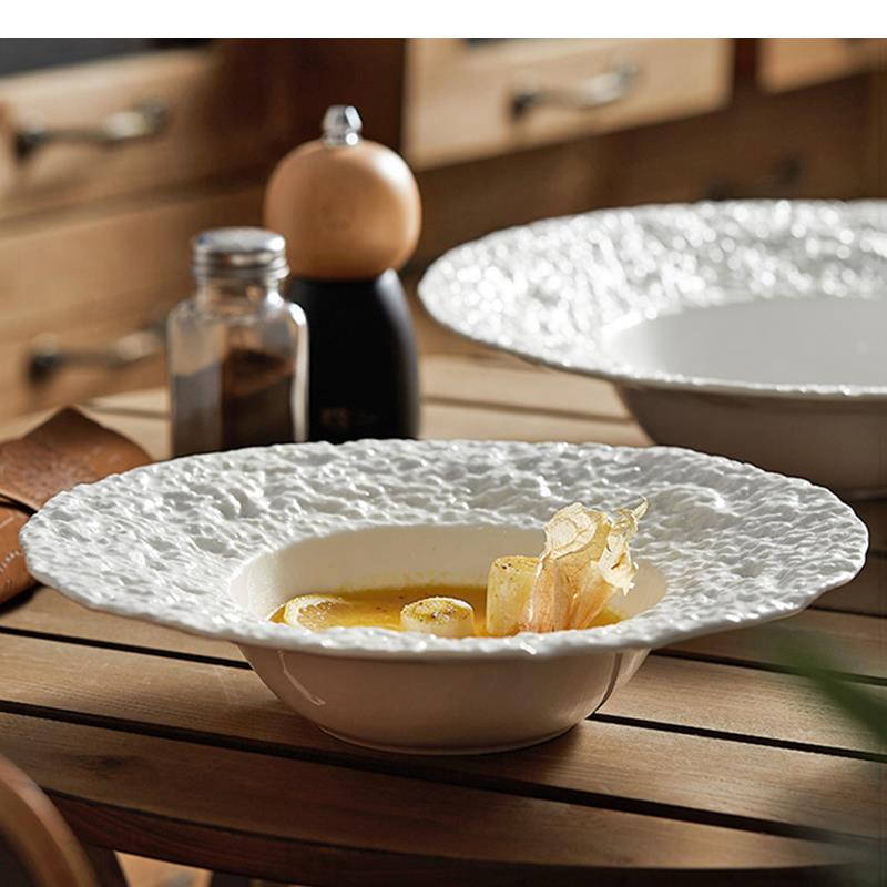 Home Cooking Dinner - Molecular Cuisine Ceramic Dinner Plates Soup