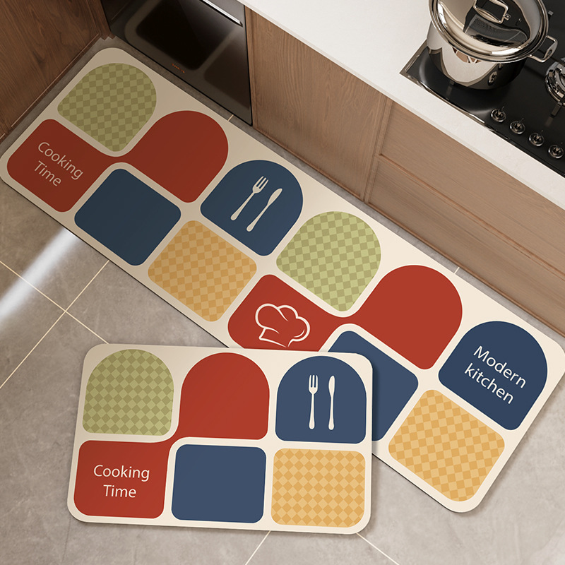 Modern Kitchen Mat Set Non Sli - огляд і ціна Home Cooking Made Easy