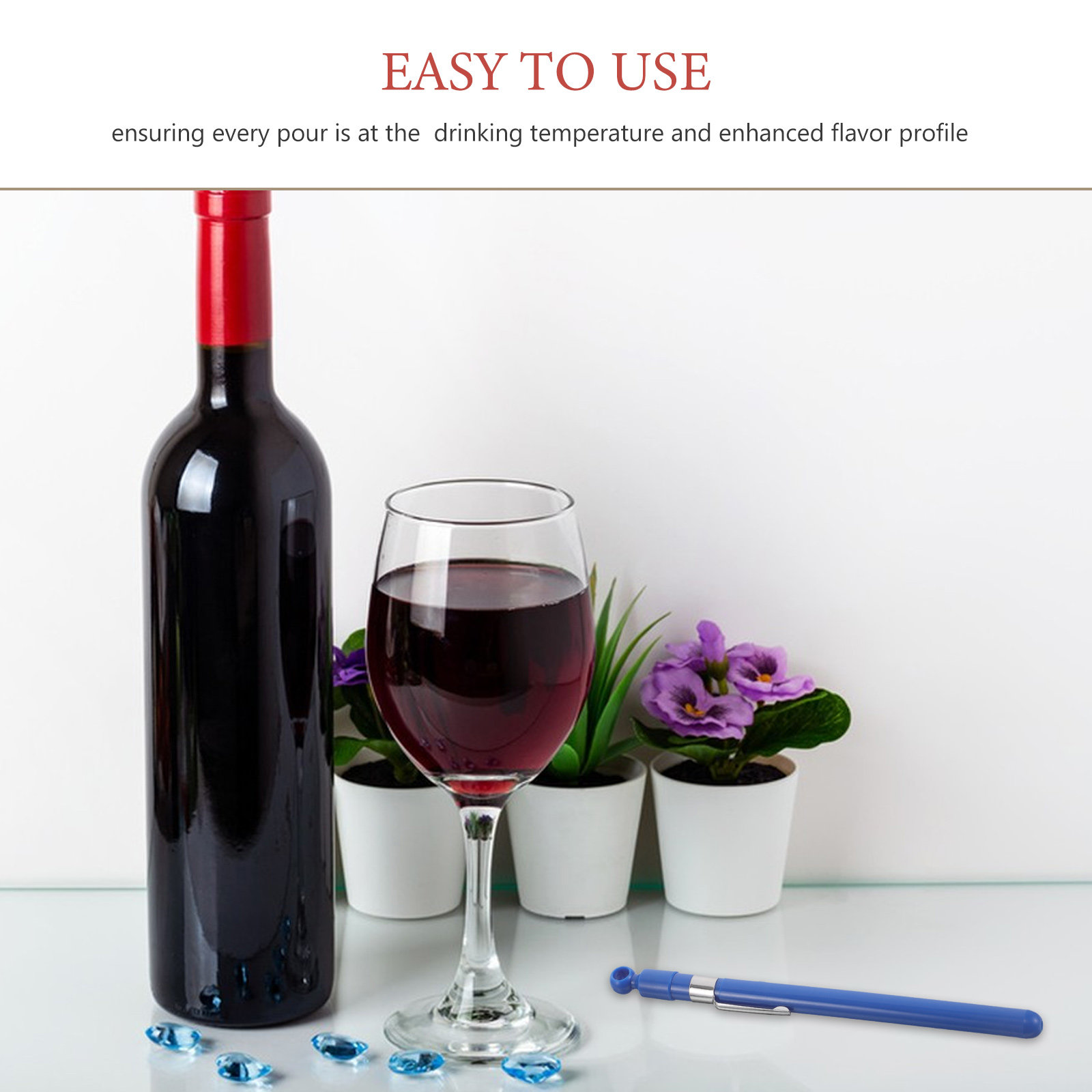Glass Wine Thermometer Easy Re - огляд і ціна Home Cooking In