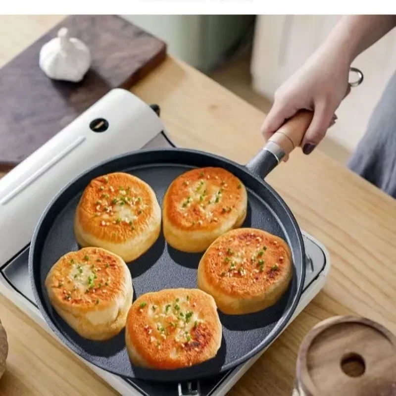 26cm Uncoated Cast Iron Skille - огляд і ціна Crepe Pan Nonstick