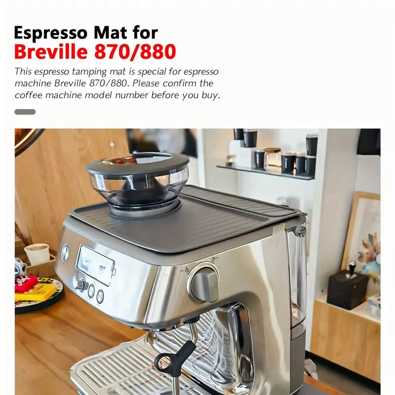 Silicone Coffee Mat for Brevil - огляд і ціна Breville Espresso Bes870