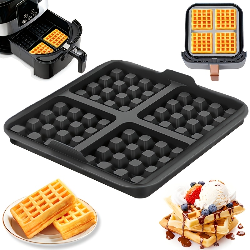 Square Waffle Mold, Non-Stick  - огляд і ціна Crepe Pan Nonstick