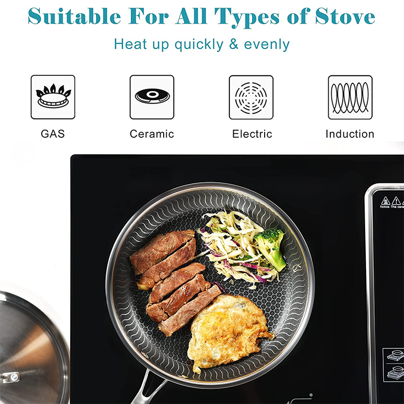 LMETJMA Stainless Steel Frying - огляд і ціна Crepe Pan Nonstick