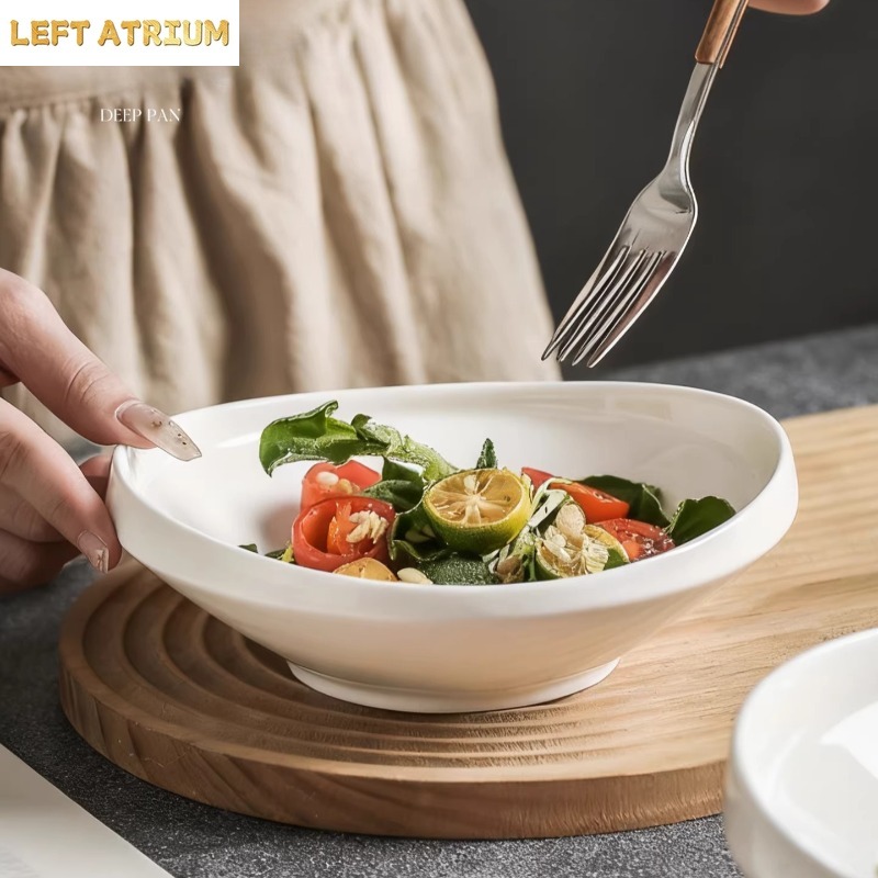 7-inch Uniquely Shaped White C - огляд і ціна Home Cooking Dinner