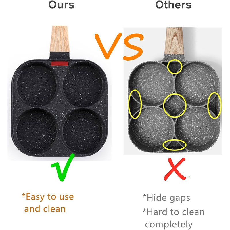 Deepened Egg Frying Pan with L - огляд і ціна Crepe Pan Nonstick