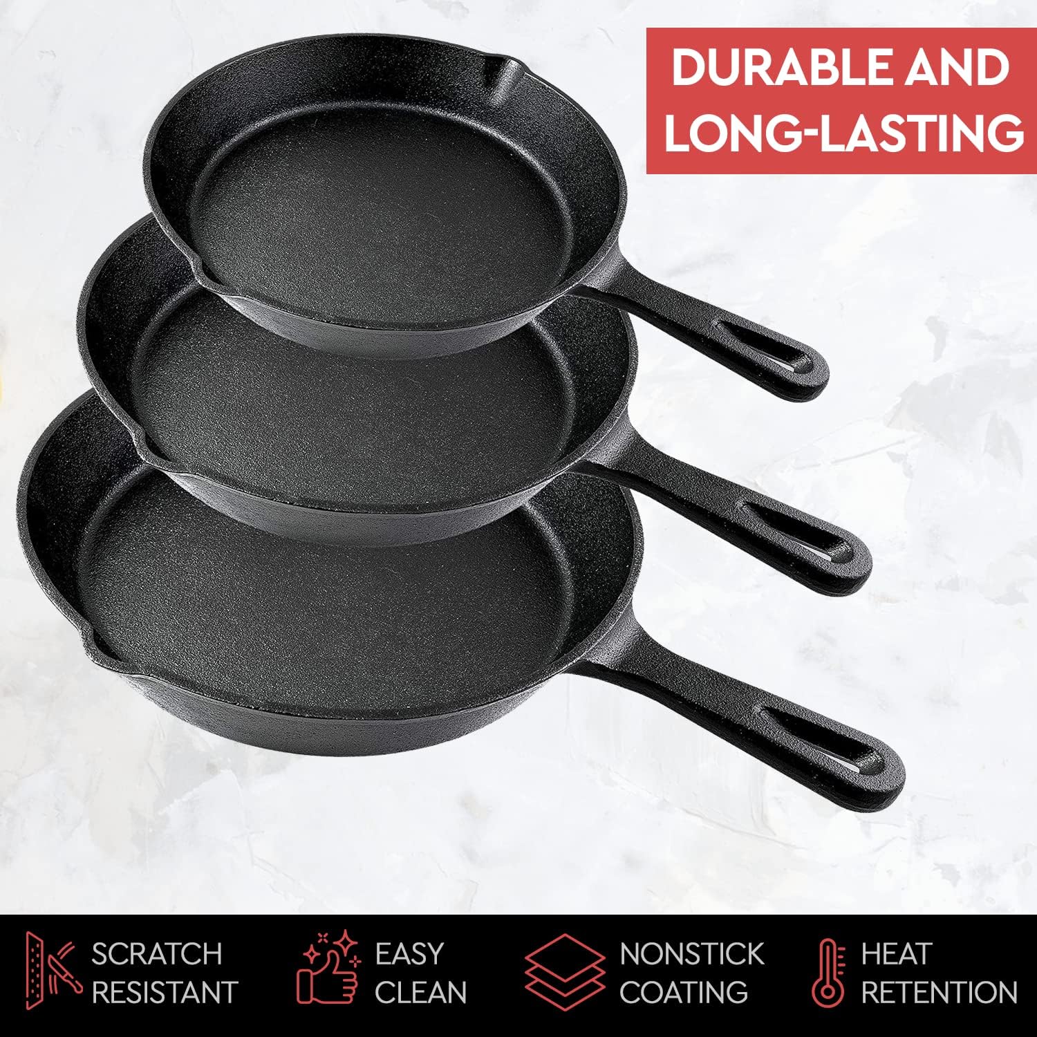 14/16/20cm Cast Iron Frying Pa - огляд і ціна Crepe Pan Nonstick