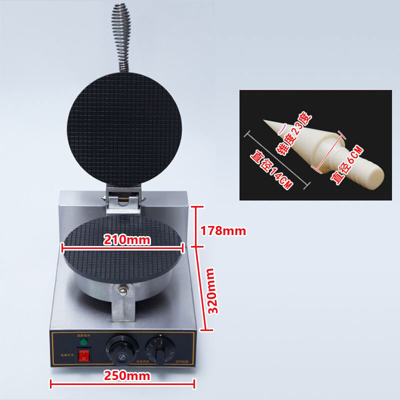 Waffle Cone Maker Commercial E - огляд і ціна Home Cooking Egg Roll