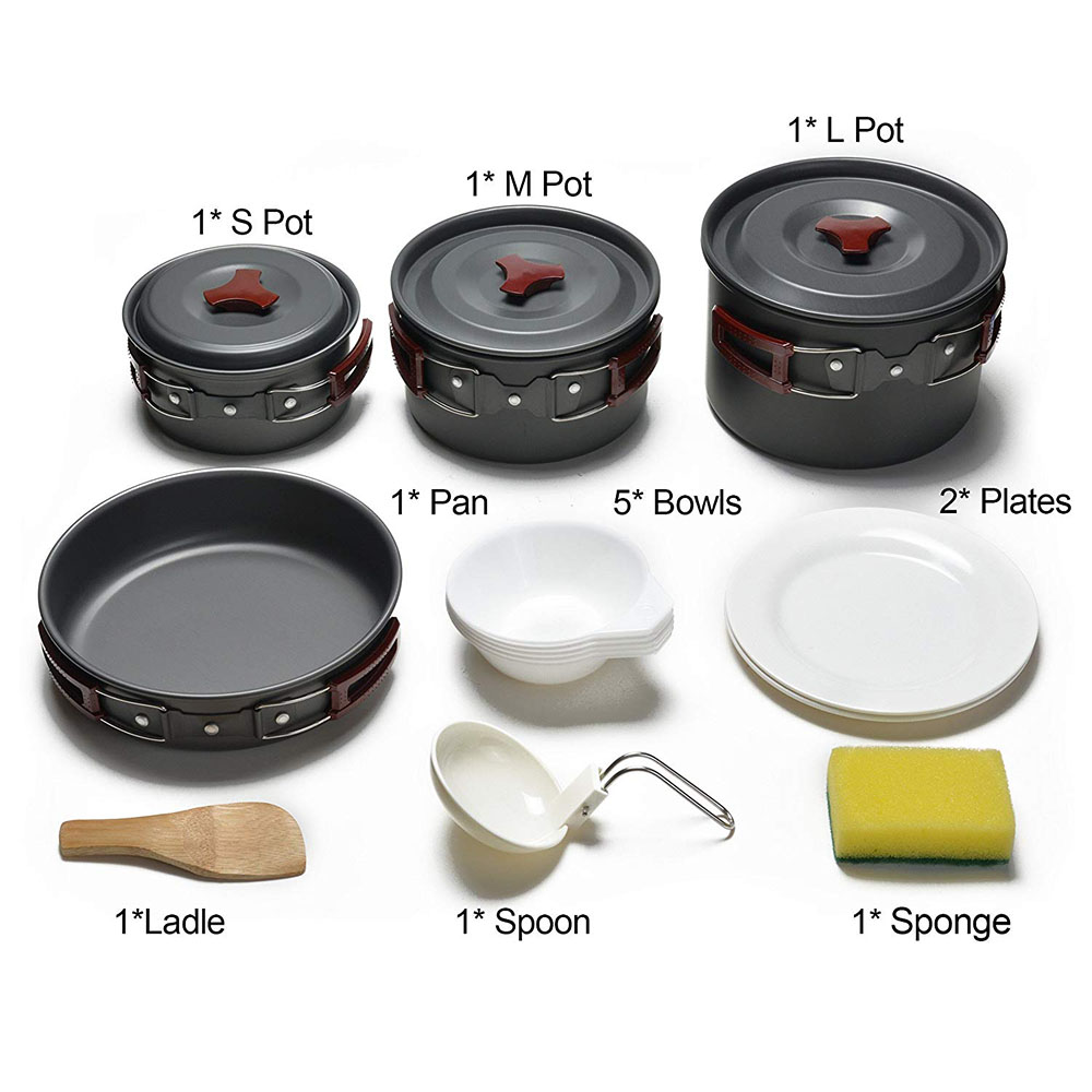 Outdoor Camping Cookware Kit N - огляд і ціна Crepe Pan Nonstick